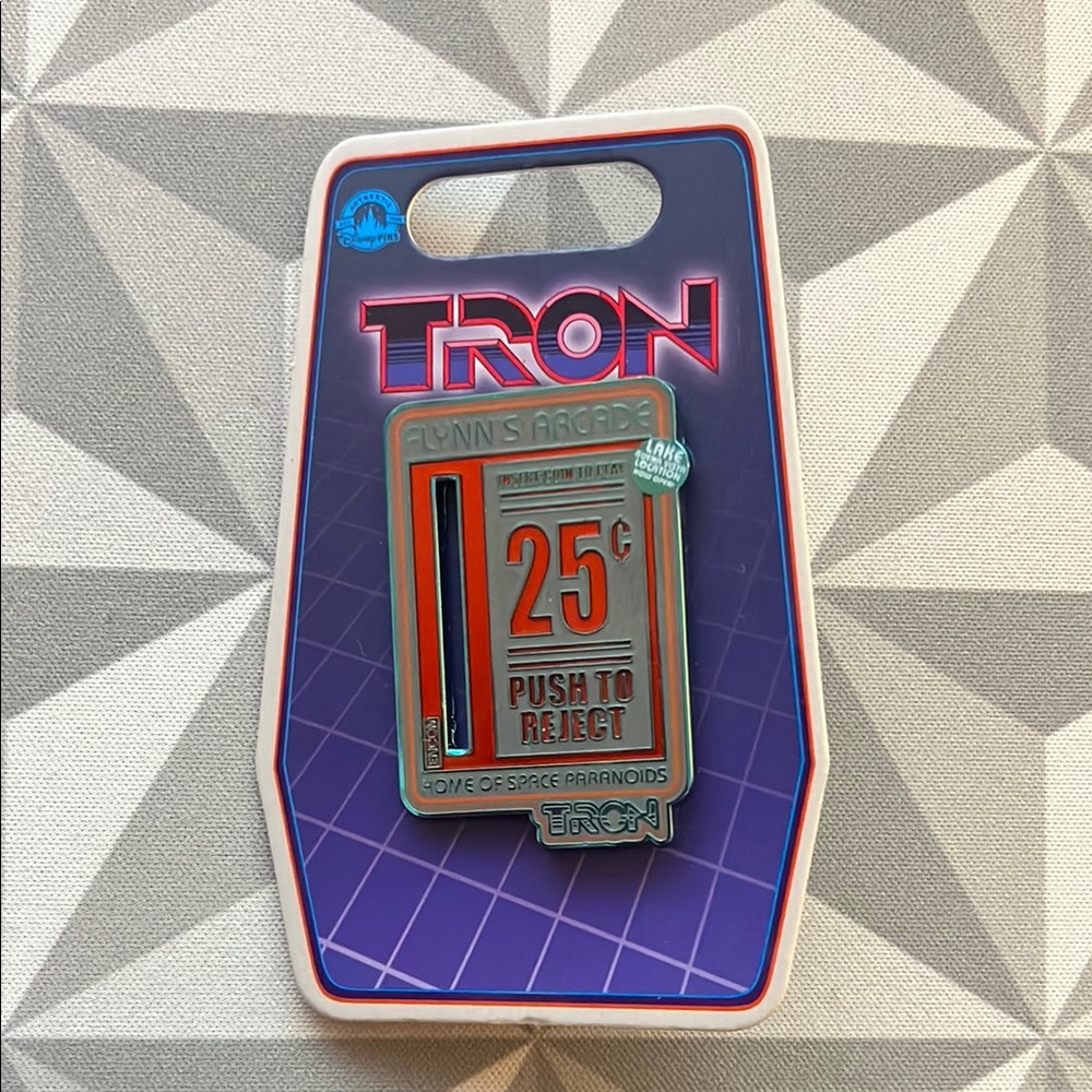 Tron Arcade Pin